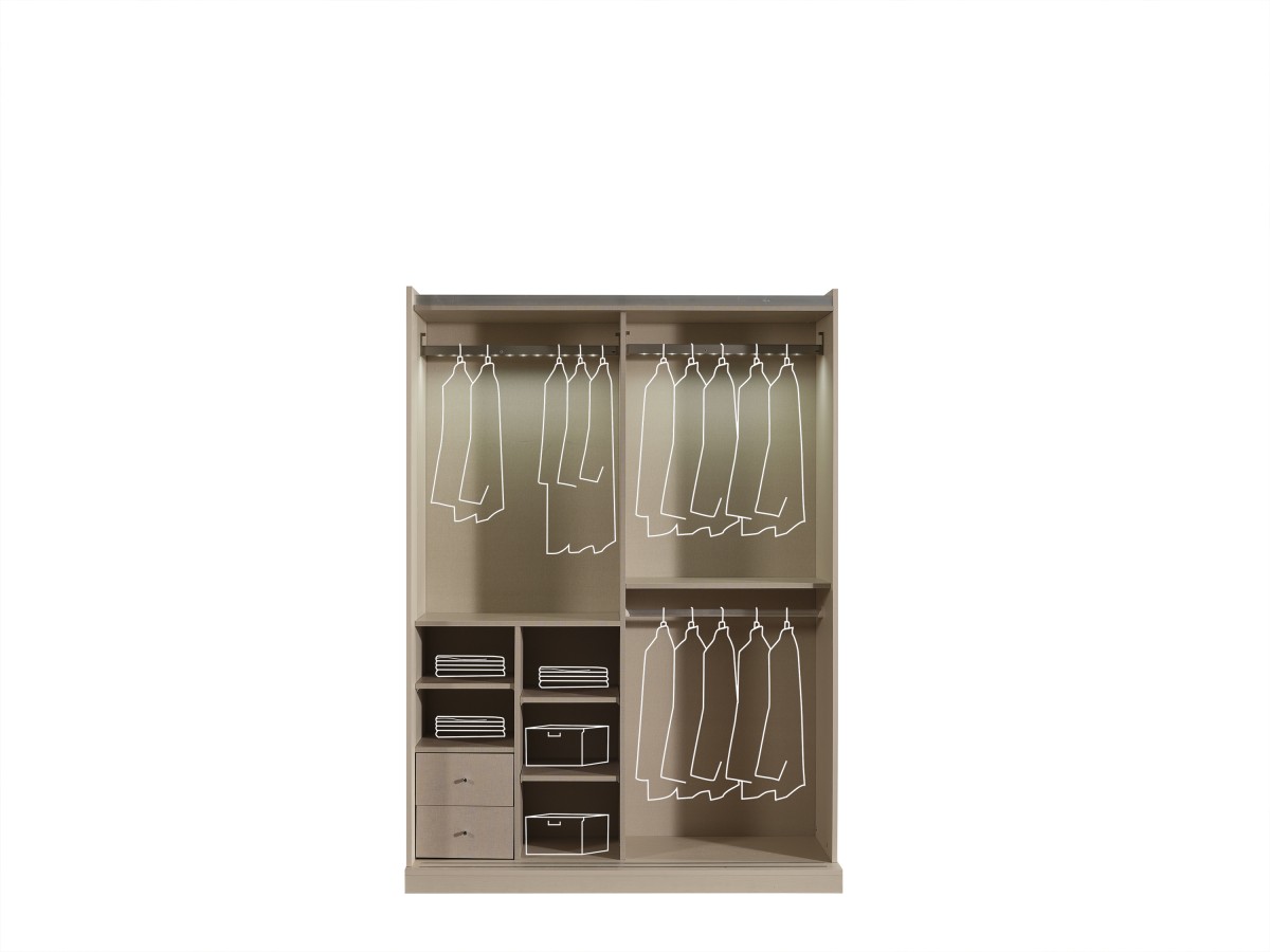 Solo  Sürgülü Gardırop (150 Cm)